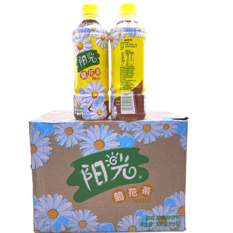 可口可乐阳光（菊花茶）植物饮料500ml.png